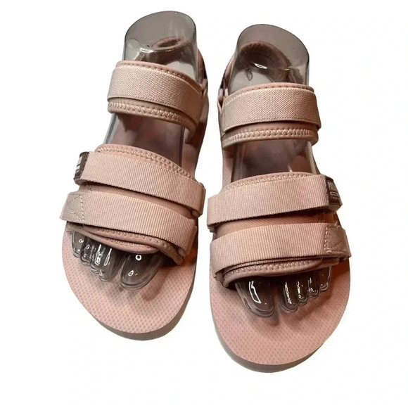 Palladium Women’s Pink Velcro Sandals•Size US M6/W7.5 Like New (No Box) - Picture 2 of 15